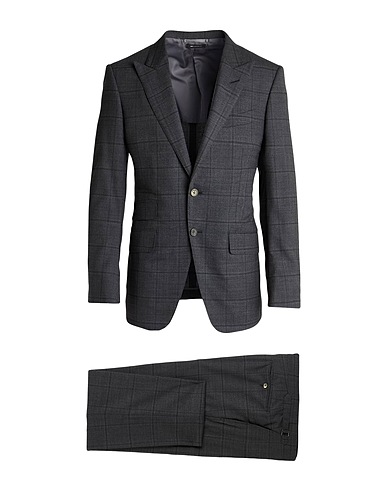TOM FORD Suits Grey 90% Wool, 8% Polyamide, 2% Elastane