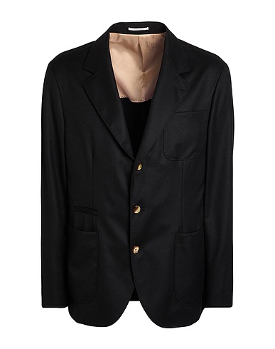 BRUNELLO CUCINELLI Blazer Black 100% Virgin Wool