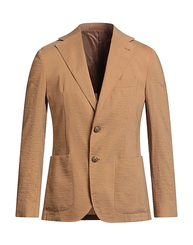 ELEVENTY Blazer Camel 57% Polyester, 43% Elastane