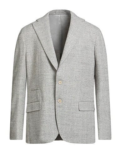 ELEVENTY Blazer Light grey 57% Alpaca wool, 31% Polyamide, 12% Linen