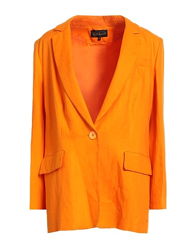 LUISA SPAGNOLI Blazer Orange 100% Linen