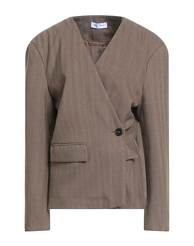 WEILI ZHENG Blazer Khaki 50% Polyester, 35% Wool, 15% Viscose