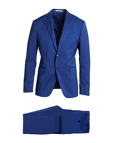 PAL ZILERI Suits MCMLXXX Blue 100% Wool