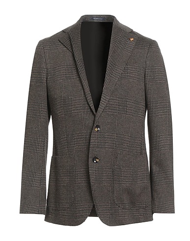 SARTORIA LATORRE テーラードジャケット ブラウン コットン 92% / バージンウール 8%