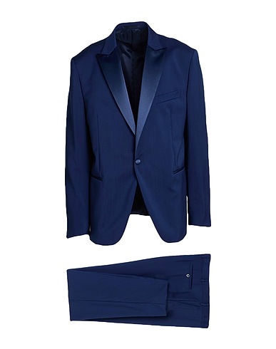 PAL ZILERI CERIMONIA Abito Blu notte 100% Lana, Poliestere