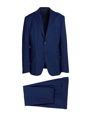 PAL ZILERI CERIMONIA Suits Navy 82% Wool, 18% Silk