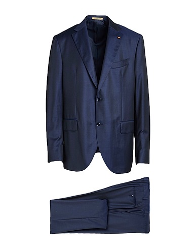 SARTORIA LATORRE Suits Navy blue 100% Virgin Wool