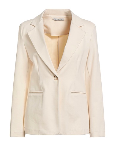 LE STREGHE Jackett Elfenbein 65% Viskose, 30% Polyamid, 5% Elastan