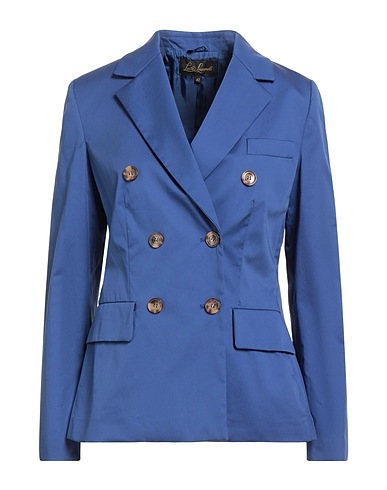 LUISA SPAGNOLI Blazer Blue 97% Cotton, 3% Elastane