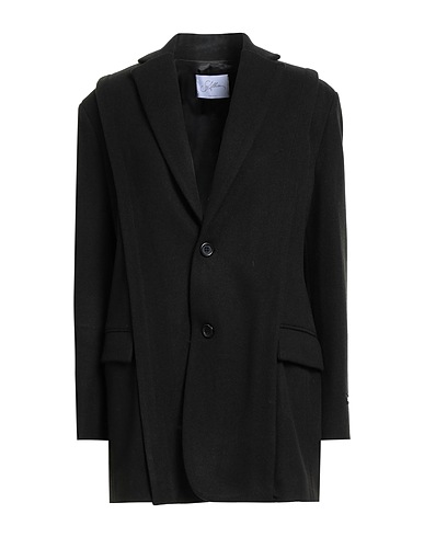 SOALLURE Giacca Nero 57% Poliestere, 39% Acrilico, 4% Lana Vergine
