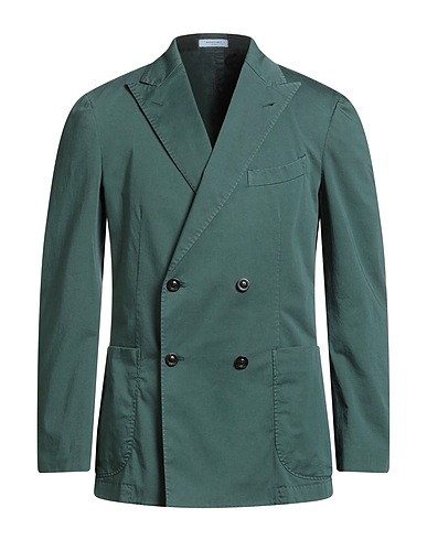 BOGLIOLI Blazer Dark green 97% Cotton, 3% Elastane