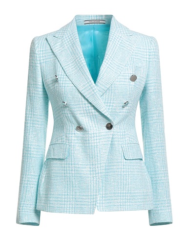 TAGLIATORE 02-05 Blazer Azure 37% Viscose, 27% Cotton, 26% Acrylic, 10% Polyamide