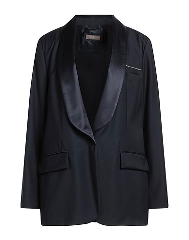 PESERICO Blazer Midnight blue 100% Virgin Wool