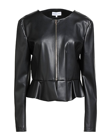 PATRIZIA PEPE Jacke Schwarz 100% Polyurethan