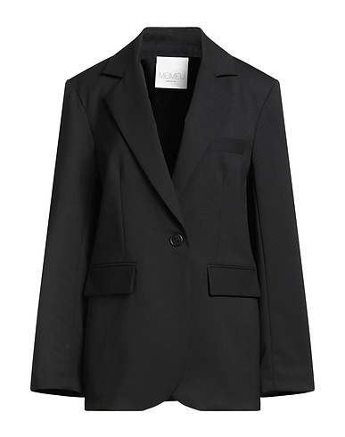 MEIMEIJ Blazer Black 54% Polyester, 44% Wool, 2% Elastane, Acetate