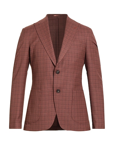PAL ZILERI Blazer Brown 50% Polyester, 30% Viscose, 20% Linen