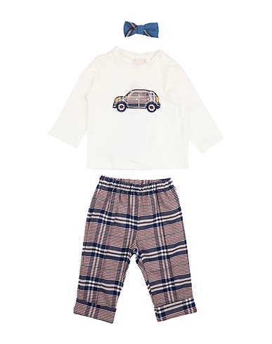 LALALÙ Completo Baby  Bianco 96% Cotone, 4% Elastan, Tencel™