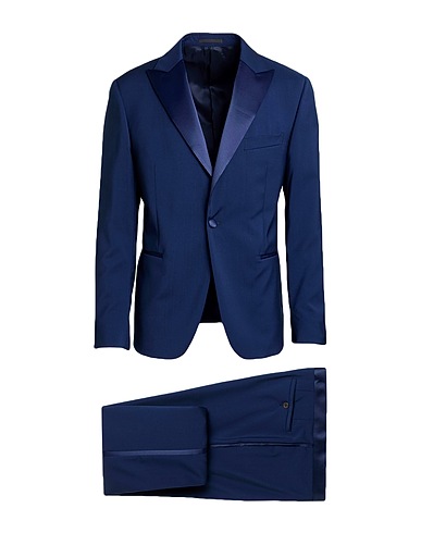 PAL ZILERI CERIMONIA Suits Blue 100% Wool, Polyester