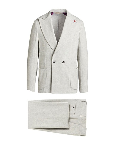 PRIMO EMPORIO Suits Grey 82% Viscose, 15% Acrylic, 3% Elastane