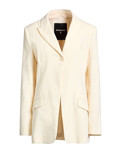 PATRIZIA PEPE Blazer AVORIO 60% Linen, 40% Polyamide
