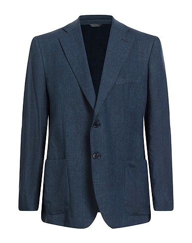 IDEA ITALIAN DESIGN ELEMENTS OF APPAREL Blazers Nachtblau 100% Leinen