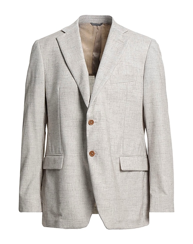 CONTRADA ILLUMINATI Blazers BEIGE 65% Virgin Wool, 27% Cotton, 8% Linen