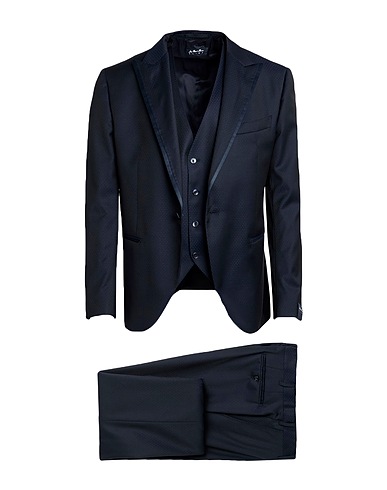 LUIGI BIANCHI Mantova Suits Midnight blue 100% Wool