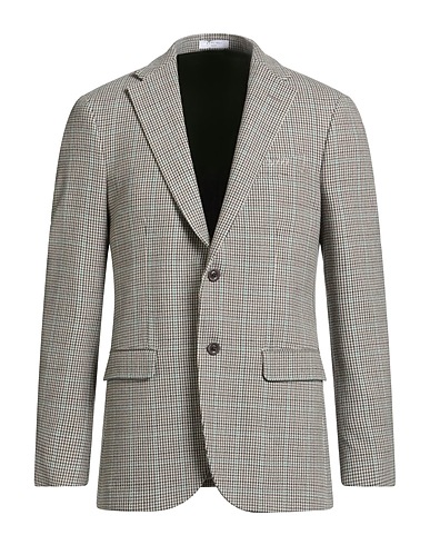 BOGLIOLI Blazer Sage green 96% Virgin Wool, 4% Silk