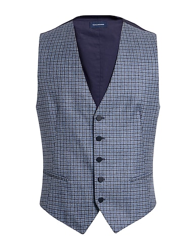 TAGLIATORE Anzugweste Hellblau 100% Schurwolle