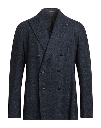 TAGLIATORE Blazer Midnight blue 77% Virgin Wool, 16% Polyamide, 6% Cotton, 1% Elastane
