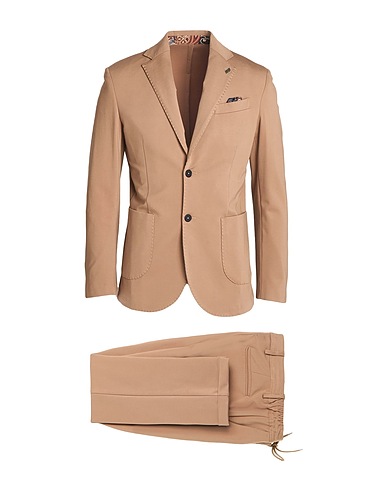 BOB Suits Camel 66% Viscose, 27% Polyamide, 7% Elastane