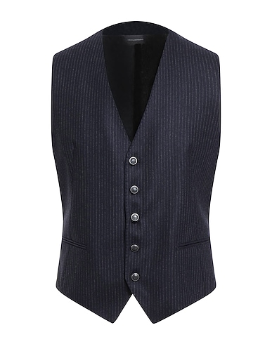 TAGLIATORE Suit vest Midnight blue 99% Virgin Wool, 1% Elastane
