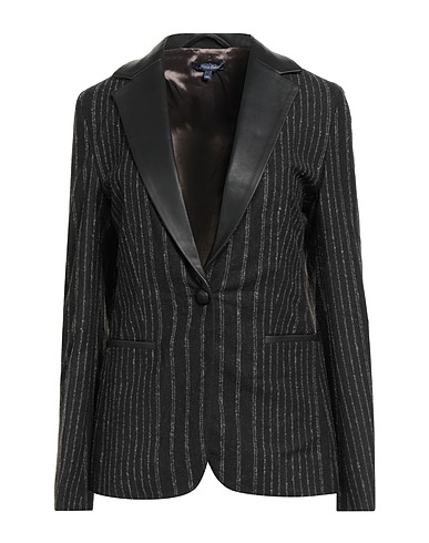 JACOB COHЁN Blazer Black 35% Polyester, 28% Virgin Wool, 17% Viscose, 11% Polyamide, 9% Synthetic fibers