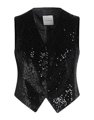 TAGLIATORE 02-05 Waistcoat Black 92% Polyester, 8% Elastane