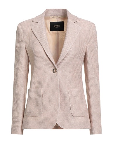 SEVENTY VENEZIA Blazer Beige 49% Acrylic, 49% Wool, 1% Polyamide, 1% Polyester