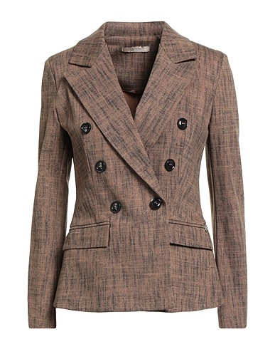 NO-NÀ Blazer Camel 64% Viscose, 31% Polyamide, 5% Elastane