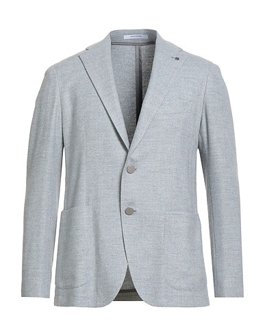 TAGLIATORE Blazer Sky blue 80% Virgin Wool, 20% Silk