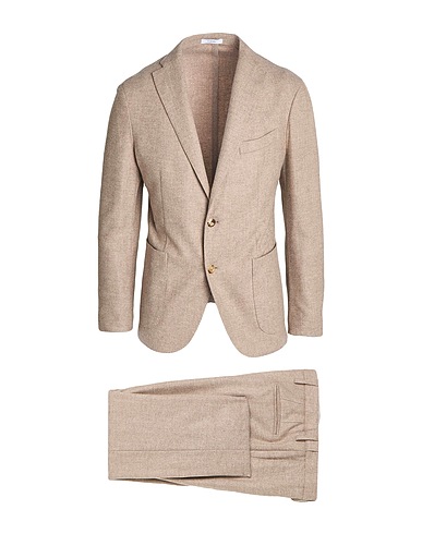 BOGLIOLI Suits Beige 61% Virgin Wool, 26% Polyamide, 8% Acrylic, 4% Cashmere, 1% Elastane