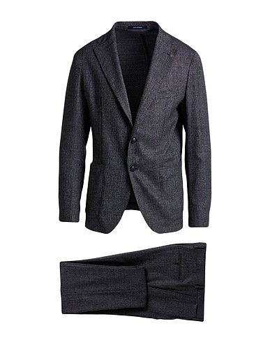 TAGLIATORE Suits Black 50% Viscose, 48% Virgin Wool, 2% Elastane