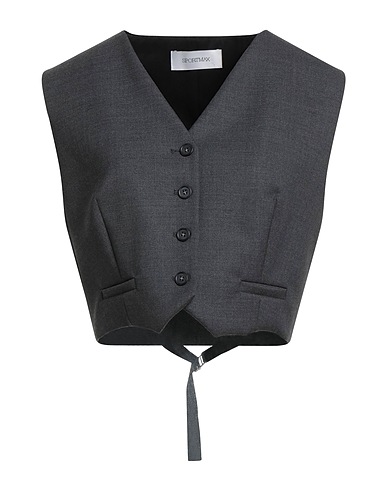 SPORTMAX Vest Grey 100% Virgin Wool