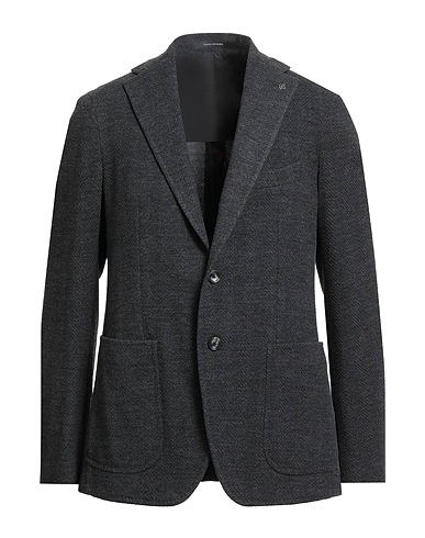 TAGLIATORE Blazer Charcoal 34% Acrylic, 34% Wool, 32% Polyester