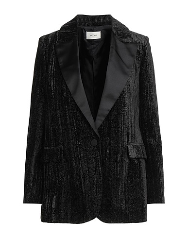 VICOLO Blazer Black 79% Viscose, 12% Polyester, 9% Elastane
