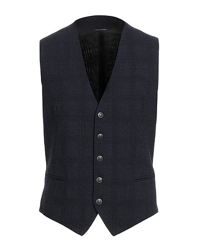 TAGLIATORE Suit vest Midnight blue 98% Virgin Wool, 2% Elastane