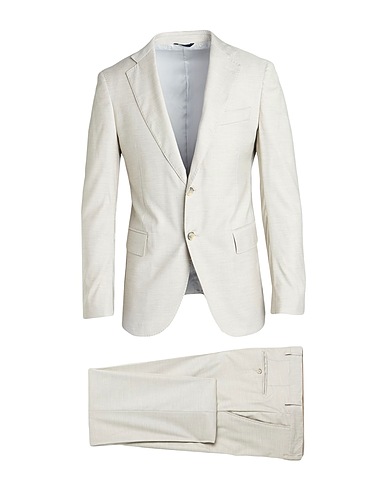 TOMBOLINI Suits Off white 54% Virgin Wool, 43% Viscose, 3% Elastane