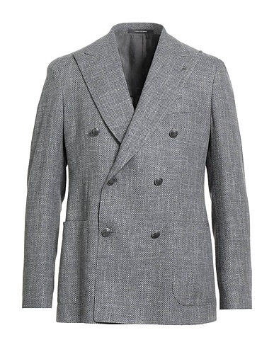 TAGLIATORE Blazer Grey 52% Virgin Wool, 22% Silk, 13% Cotton, 13% Polyamide