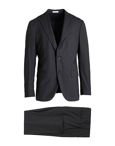 BOGLIOLI Suits Charcoal 100% Virgin Wool