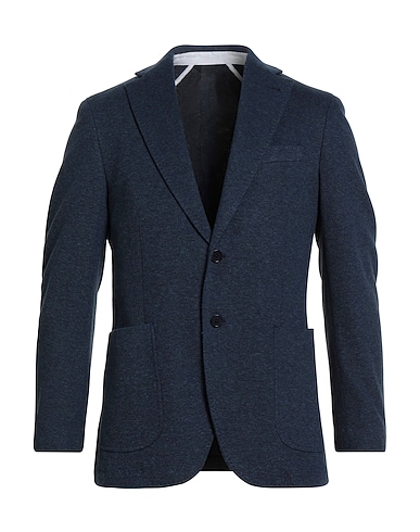 TOMBOLINI Blazer Blue 98% Cotton, 2% Polyamide