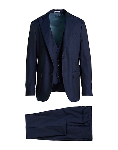BOGLIOLI Suits Navy 100% Virgin Wool