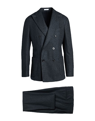 BOGLIOLI Suits Charcoal 100% Virgin Wool
