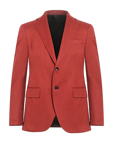 TOMBOLINI Blazer Rust 63% Polyester, 34% Viscose, 3% Elastane